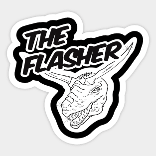 The Flasher Sticker